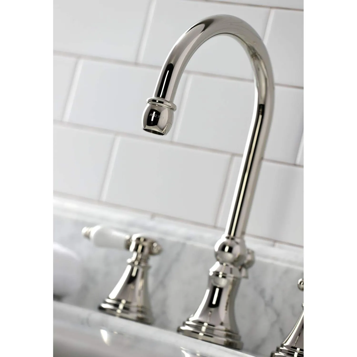Sale KS298XBPL-P Bel Air Widespread Bathroom Faucet with Brass Pop-Up 8" Widespread