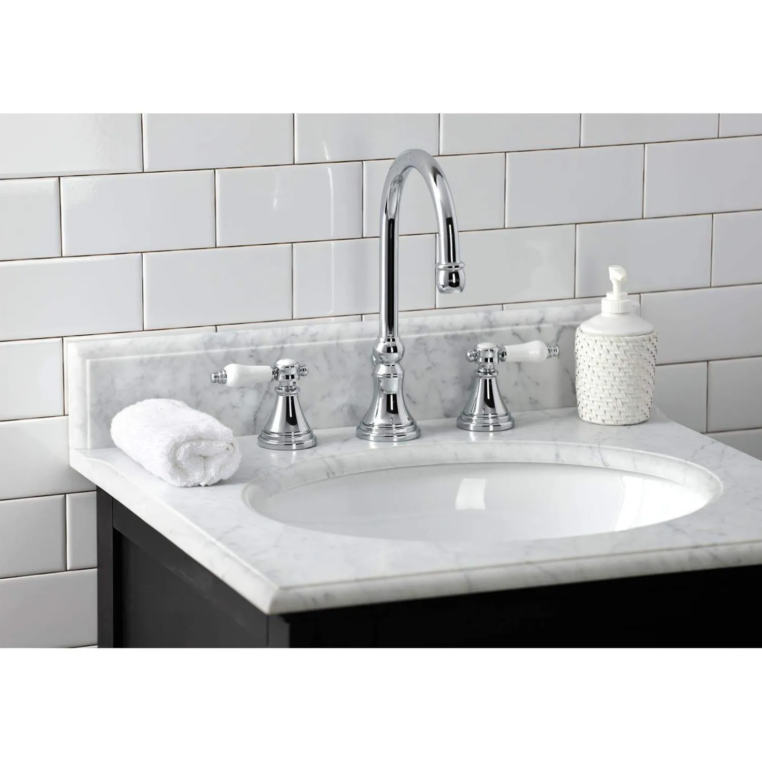 Sale KS298XBPL-P Bel Air Widespread Bathroom Faucet with Brass Pop-Up 8" Widespread