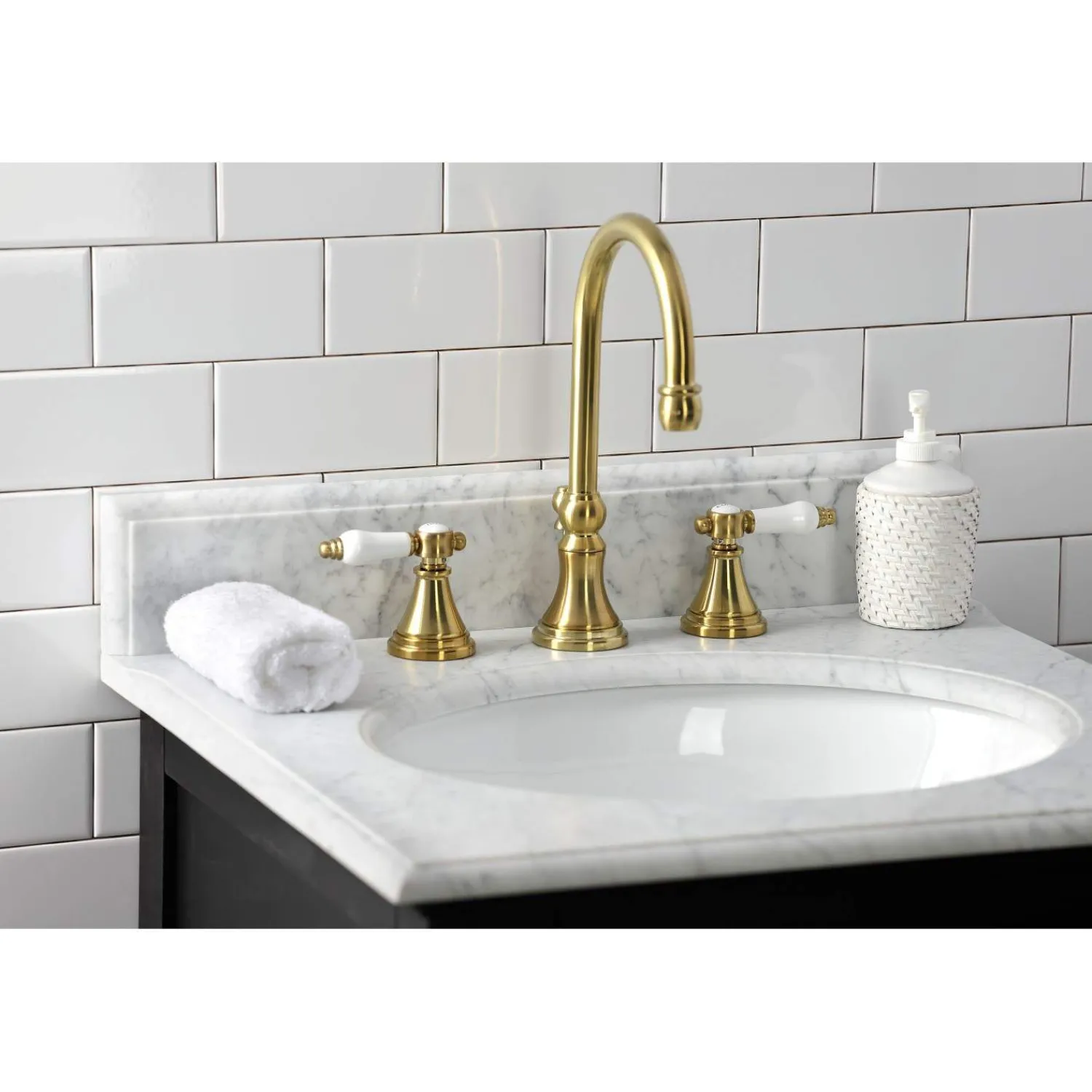 Sale KS298XBPL-P Bel Air Widespread Bathroom Faucet with Brass Pop-Up 8" Widespread