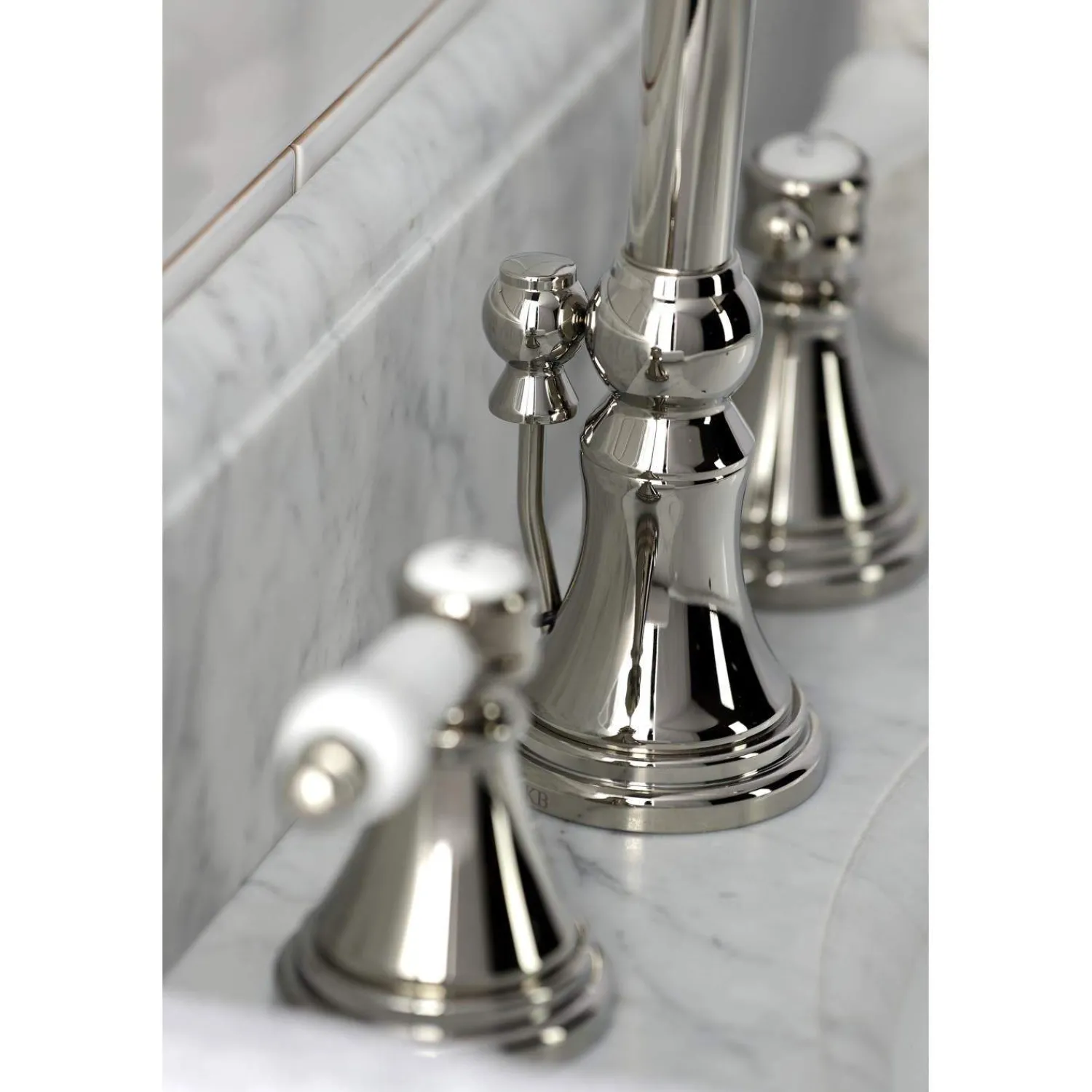 Sale KS298XBPL-P Bel Air Widespread Bathroom Faucet with Brass Pop-Up 8" Widespread