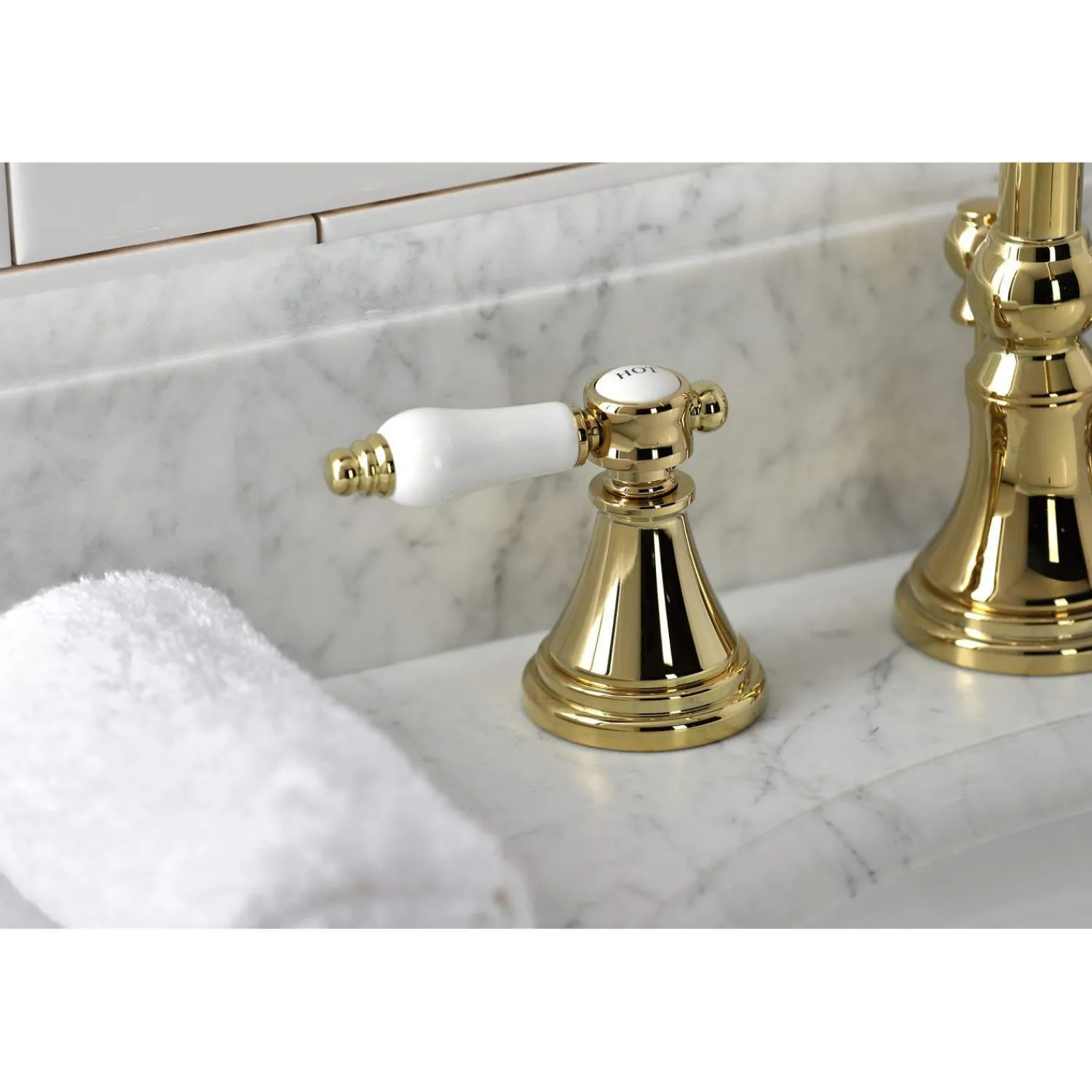 Sale KS298XBPL-P Bel Air Widespread Bathroom Faucet with Brass Pop-Up 8" Widespread