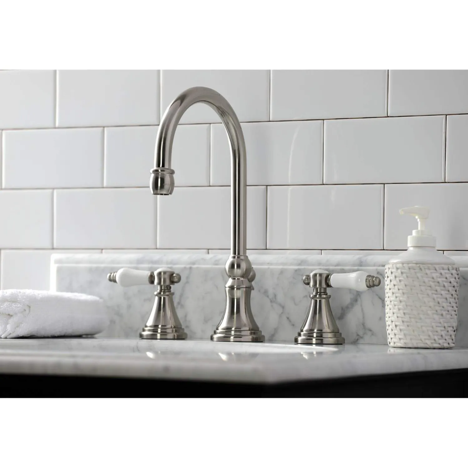 Sale KS298XBPL-P Bel Air Widespread Bathroom Faucet with Brass Pop-Up 8" Widespread