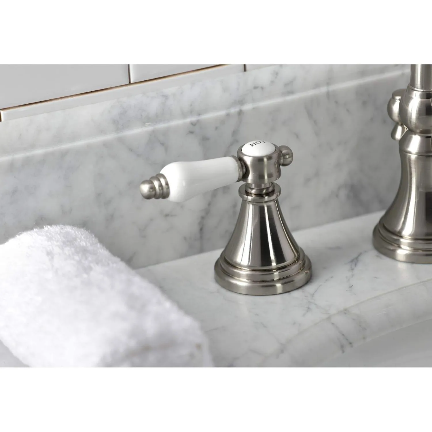 Sale KS298XBPL-P Bel Air Widespread Bathroom Faucet with Brass Pop-Up 8" Widespread