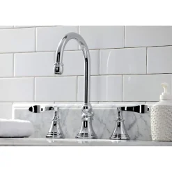 Clearance KS298XCFL-P Century Widespread Bathroom Faucet with Brass Pop-Up 8" Widespread