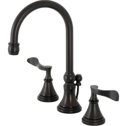 Clearance KS298XCFL-P Century Widespread Bathroom Faucet with Brass Pop-Up 8