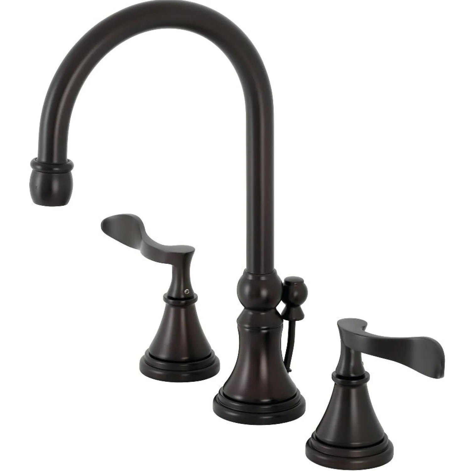 Clearance KS298XCFL-P Century Widespread Bathroom Faucet with Brass Pop-Up 8" Widespread