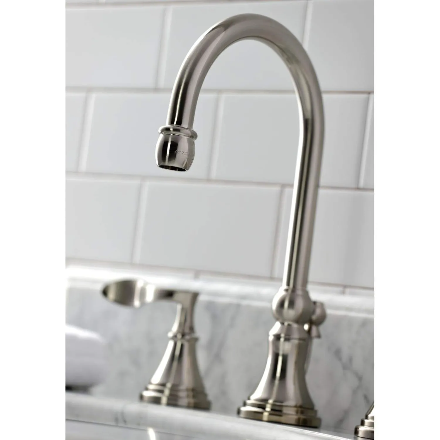 Clearance KS298XCFL-P Century Widespread Bathroom Faucet with Brass Pop-Up 8" Widespread