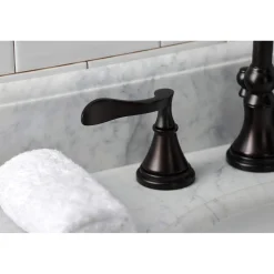 Clearance KS298XCFL-P Century Widespread Bathroom Faucet with Brass Pop-Up 8