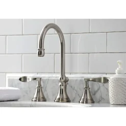 Clearance KS298XCFL-P Century Widespread Bathroom Faucet with Brass Pop-Up 8