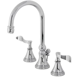 Clearance KS298XCFL-P Century Widespread Bathroom Faucet with Brass Pop-Up 8