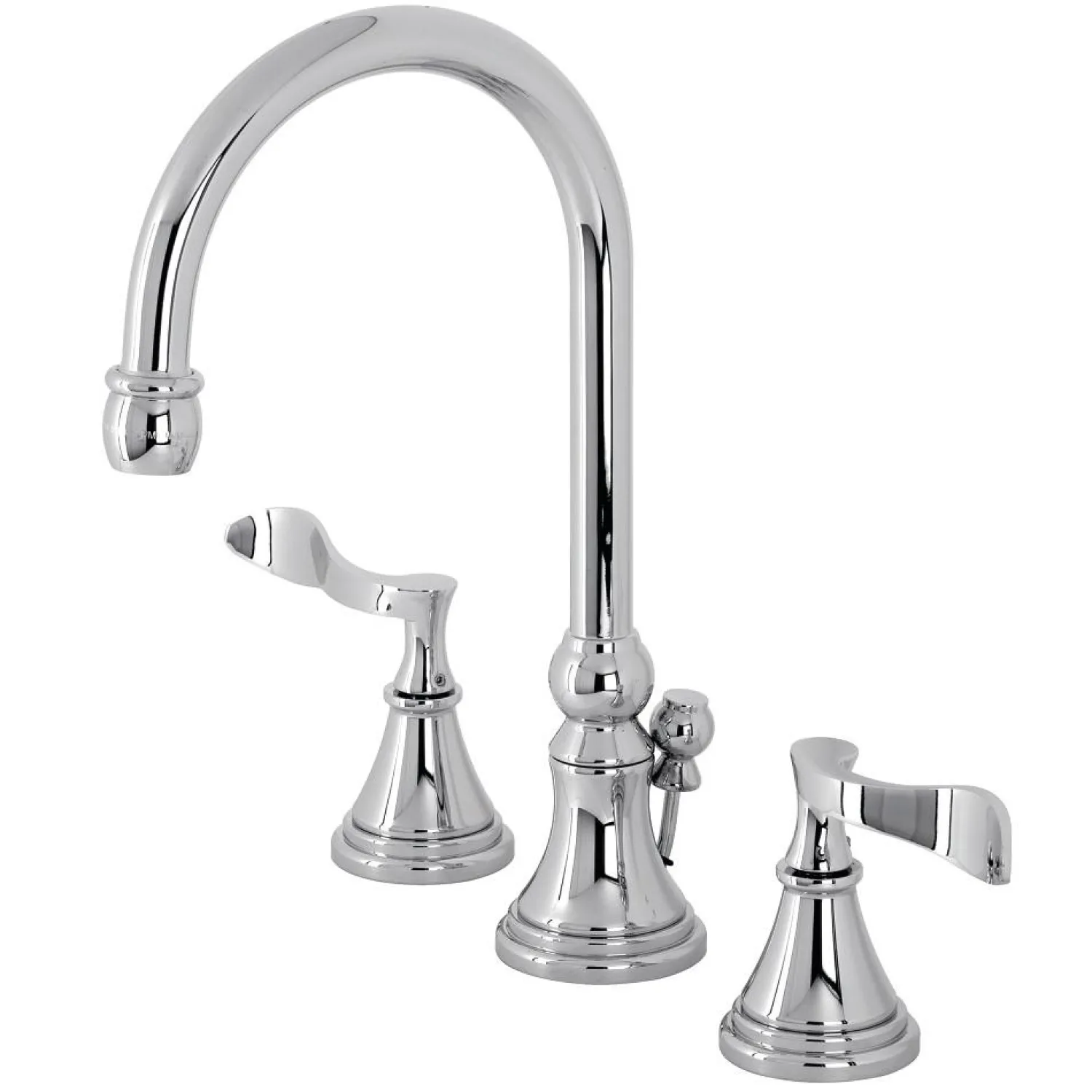 Clearance KS298XCFL-P Century Widespread Bathroom Faucet with Brass Pop-Up 8" Widespread