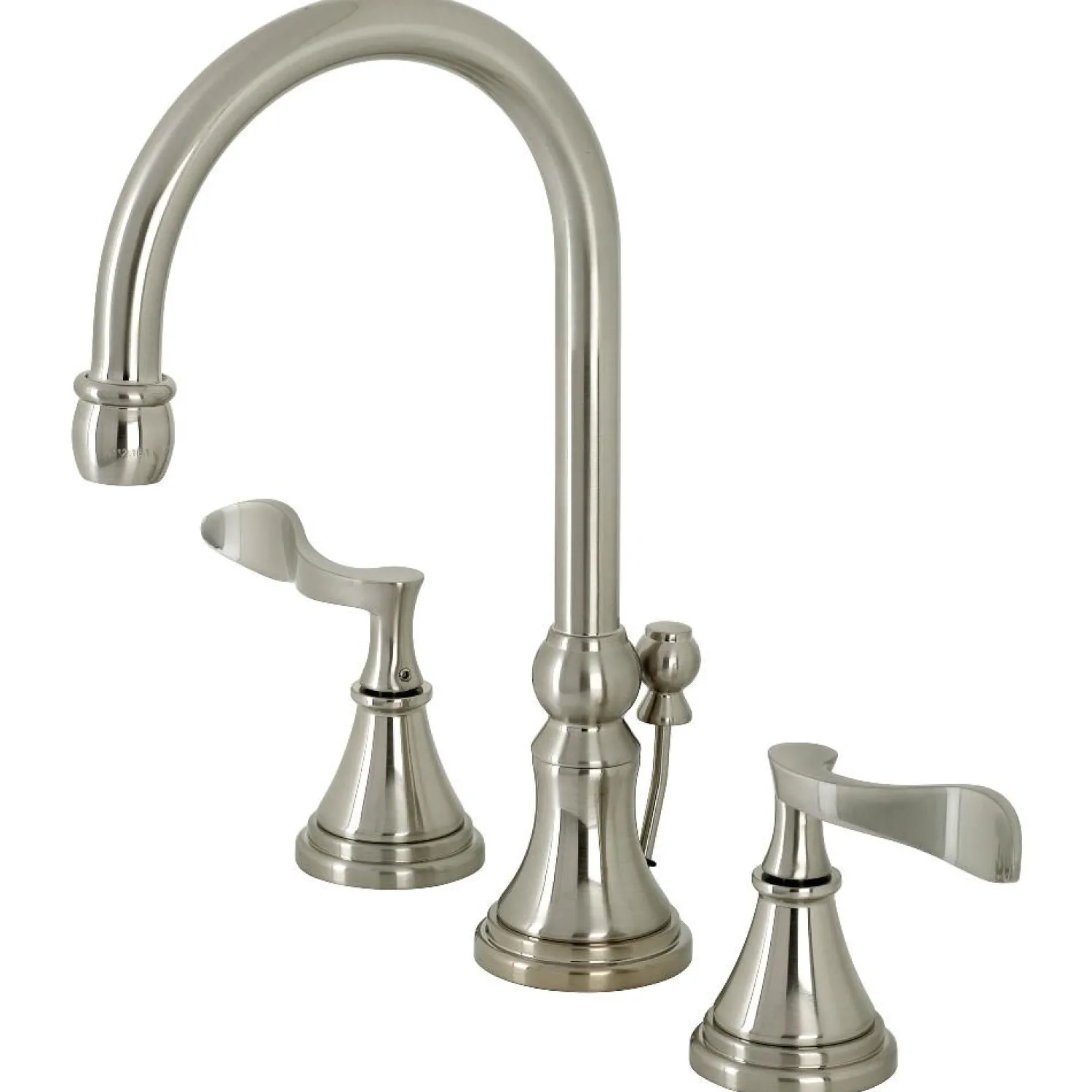 Clearance KS298XCFL-P Century Widespread Bathroom Faucet with Brass Pop-Up 8" Widespread