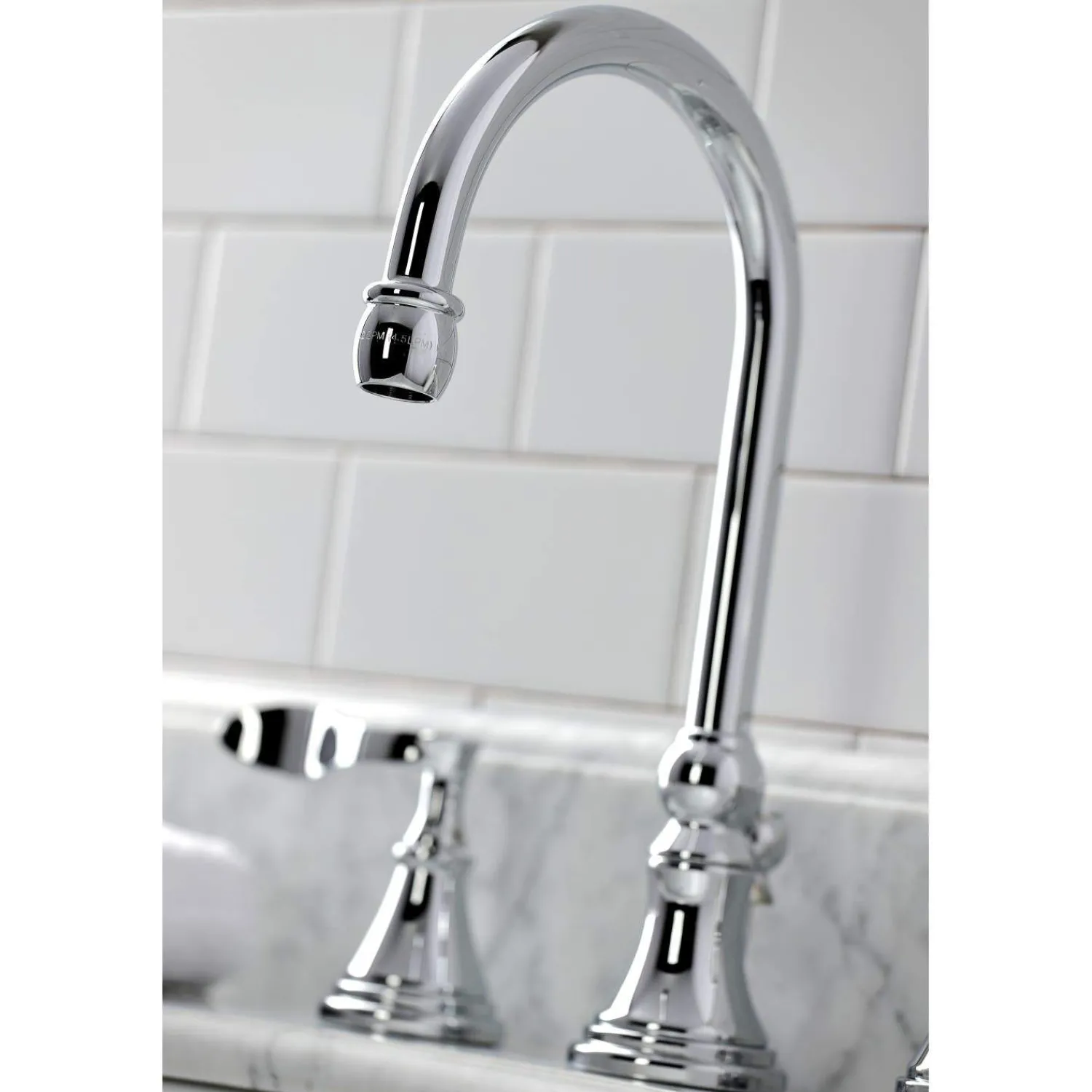 Clearance KS298XCFL-P Century Widespread Bathroom Faucet with Brass Pop-Up 8" Widespread