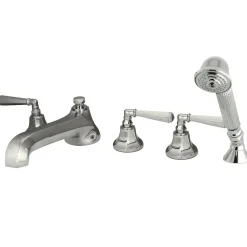 Hot KS430X5HL-P Roman Lever Handles Tub Faucet with Hand Shower Tub Faucets