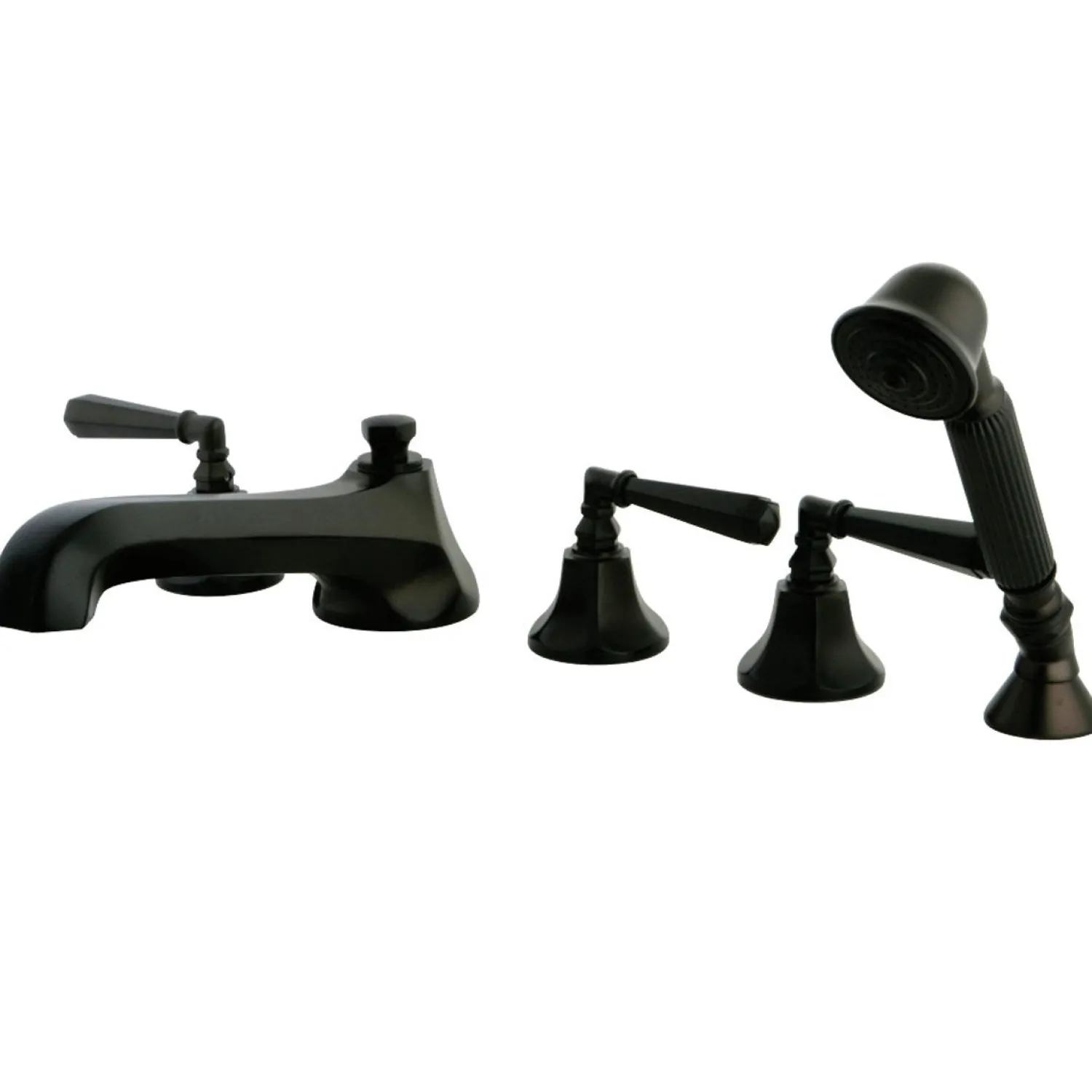 Hot KS430X5HL-P Roman Lever Handles Tub Faucet with Hand Shower Tub Faucets