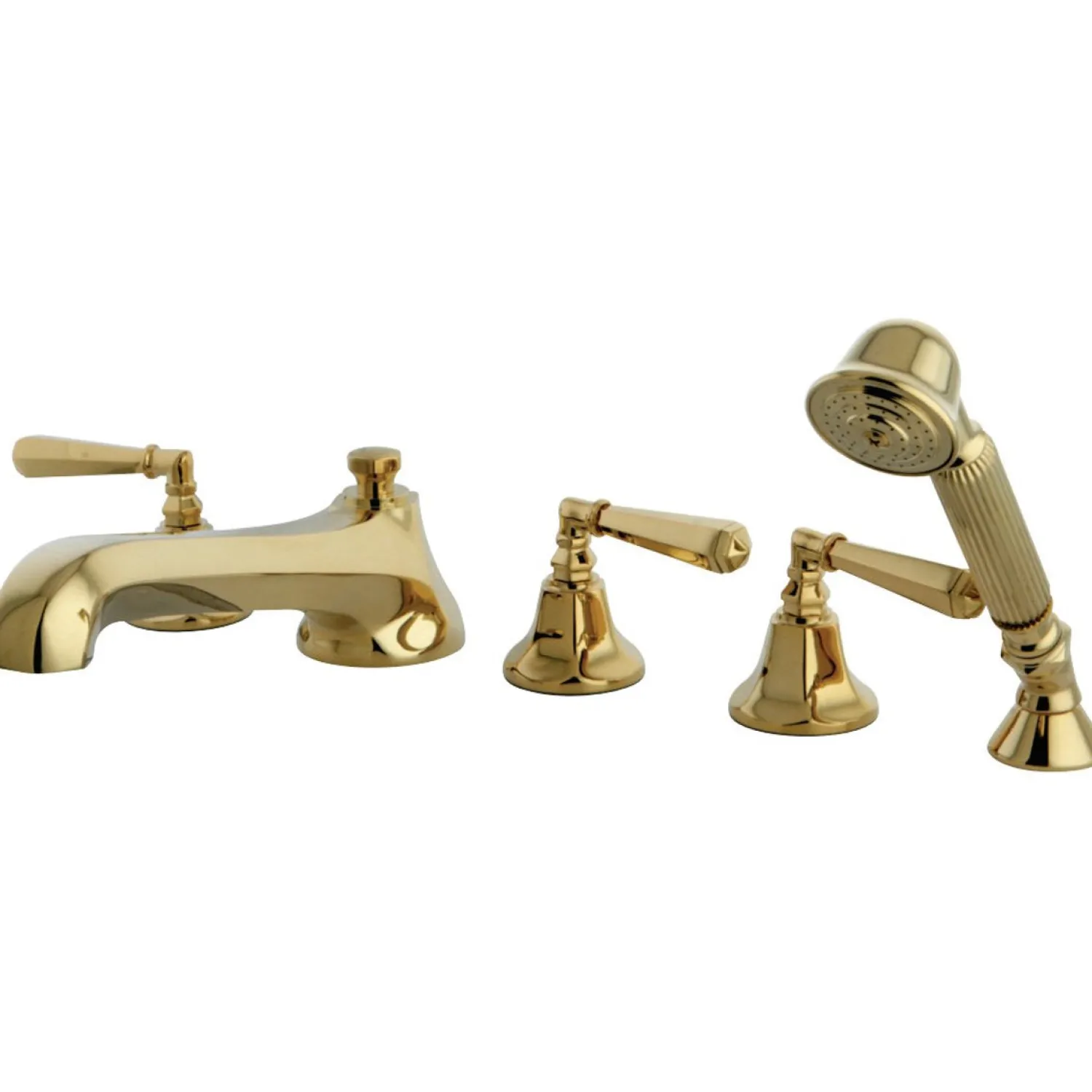 Hot KS430X5HL-P Roman Lever Handles Tub Faucet with Hand Shower Tub Faucets