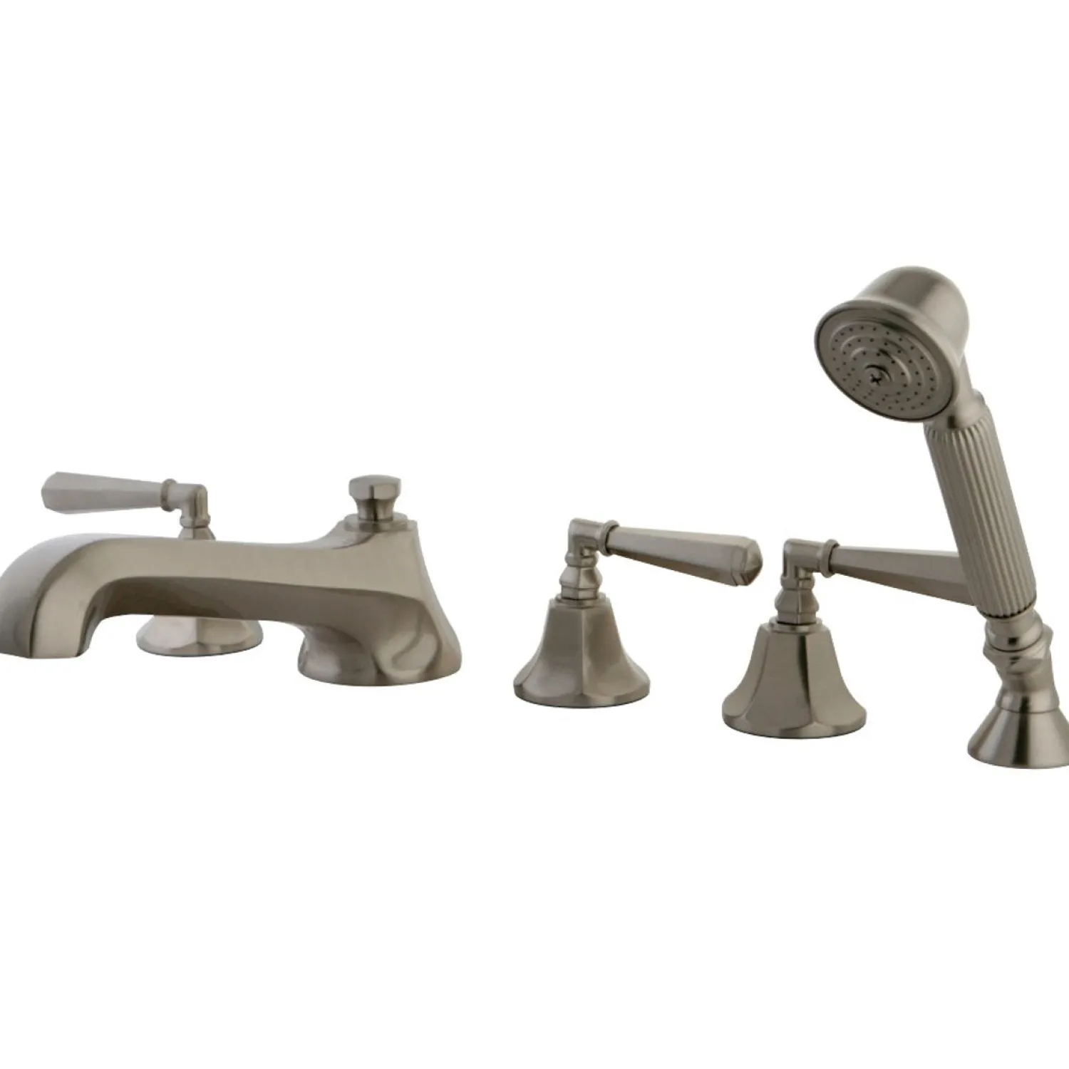 Hot KS430X5HL-P Roman Lever Handles Tub Faucet with Hand Shower Tub Faucets