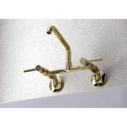 New KS823X-P Concord Two-Handle Wall-Mount Kitchen Faucet Wall Mounted Kitchen Faucets