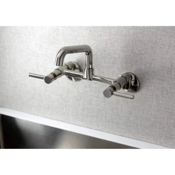 New KS823X-P Concord Two-Handle Wall-Mount Kitchen Faucet Wall Mounted Kitchen Faucets