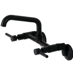 New KS823X-P Concord Two-Handle Wall-Mount Kitchen Faucet Wall Mounted Kitchen Faucets