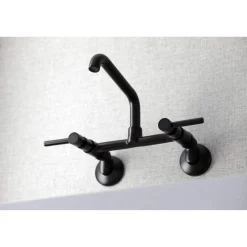 New KS823X-P Concord Two-Handle Wall-Mount Kitchen Faucet Wall Mounted Kitchen Faucets