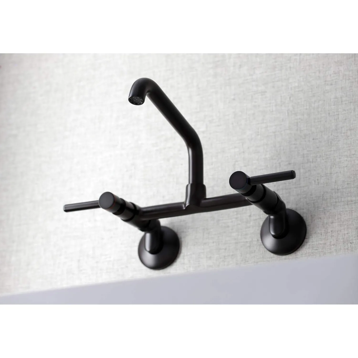New KS823X-P Concord Two-Handle Wall-Mount Kitchen Faucet Wall Mounted Kitchen Faucets