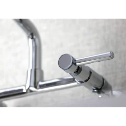 New KS823X-P Concord Two-Handle Wall-Mount Kitchen Faucet Wall Mounted Kitchen Faucets