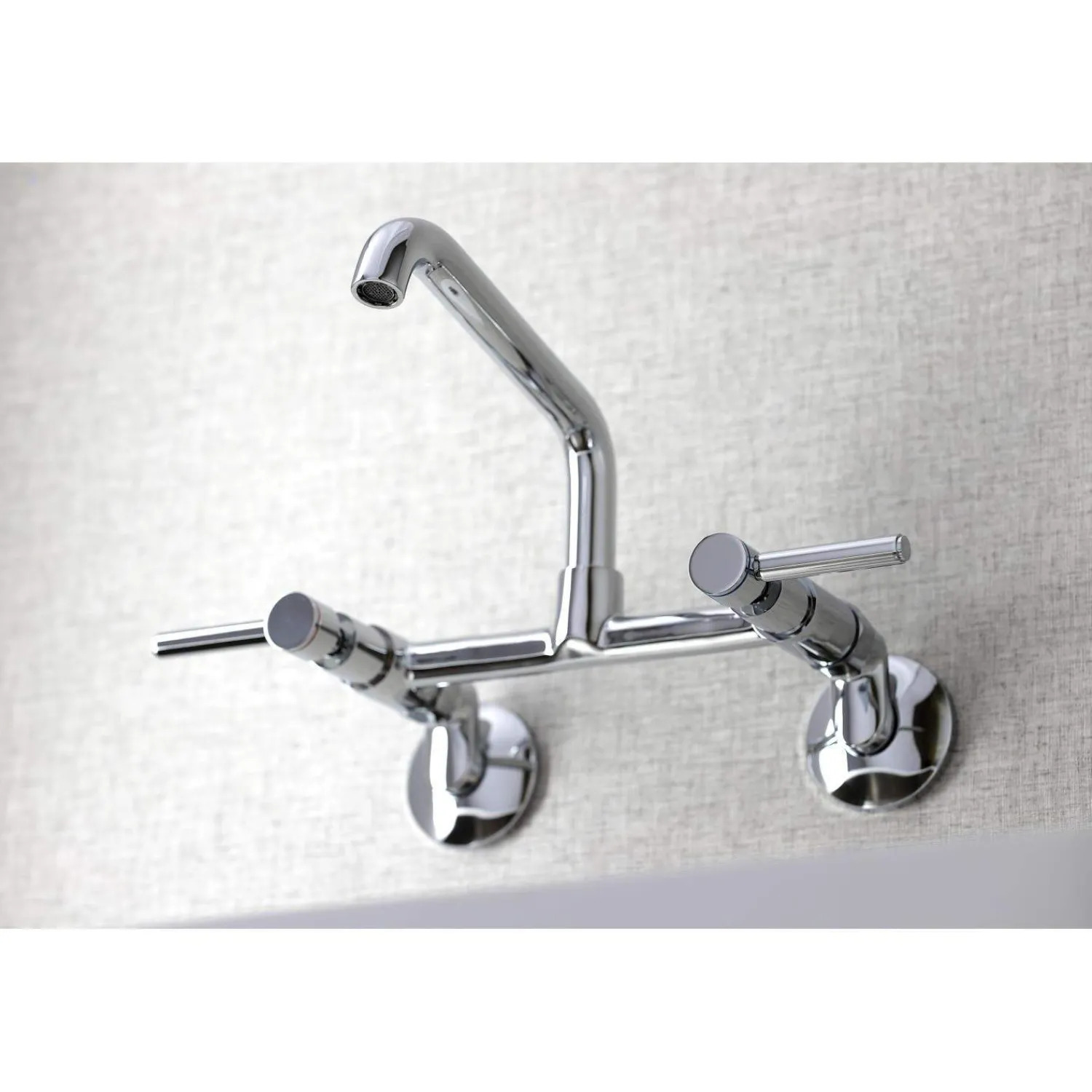New KS823X-P Concord Two-Handle Wall-Mount Kitchen Faucet Wall Mounted Kitchen Faucets