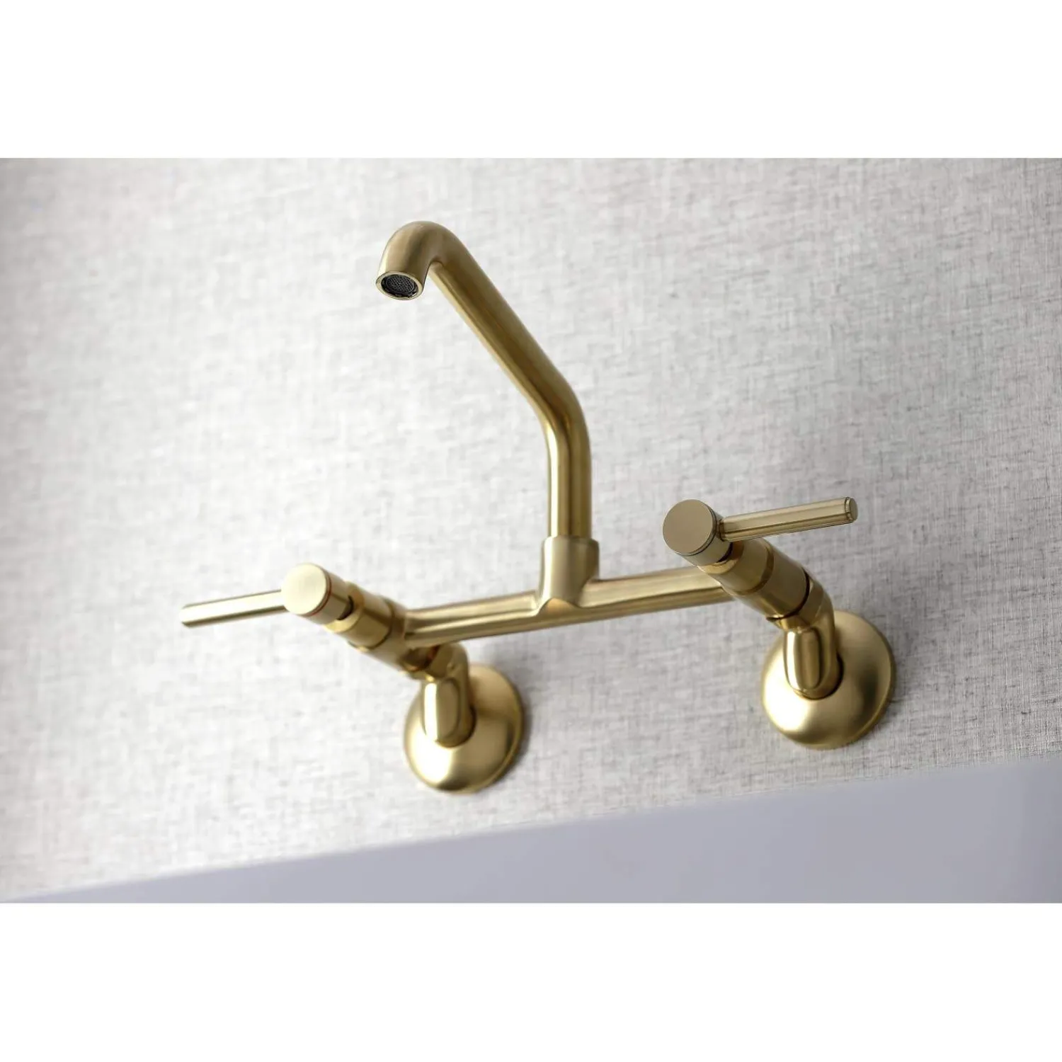 New KS823X-P Concord Two-Handle Wall-Mount Kitchen Faucet Wall Mounted Kitchen Faucets