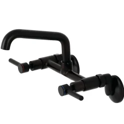 New KS823X-P Concord Two-Handle Wall-Mount Kitchen Faucet Wall Mounted Kitchen Faucets