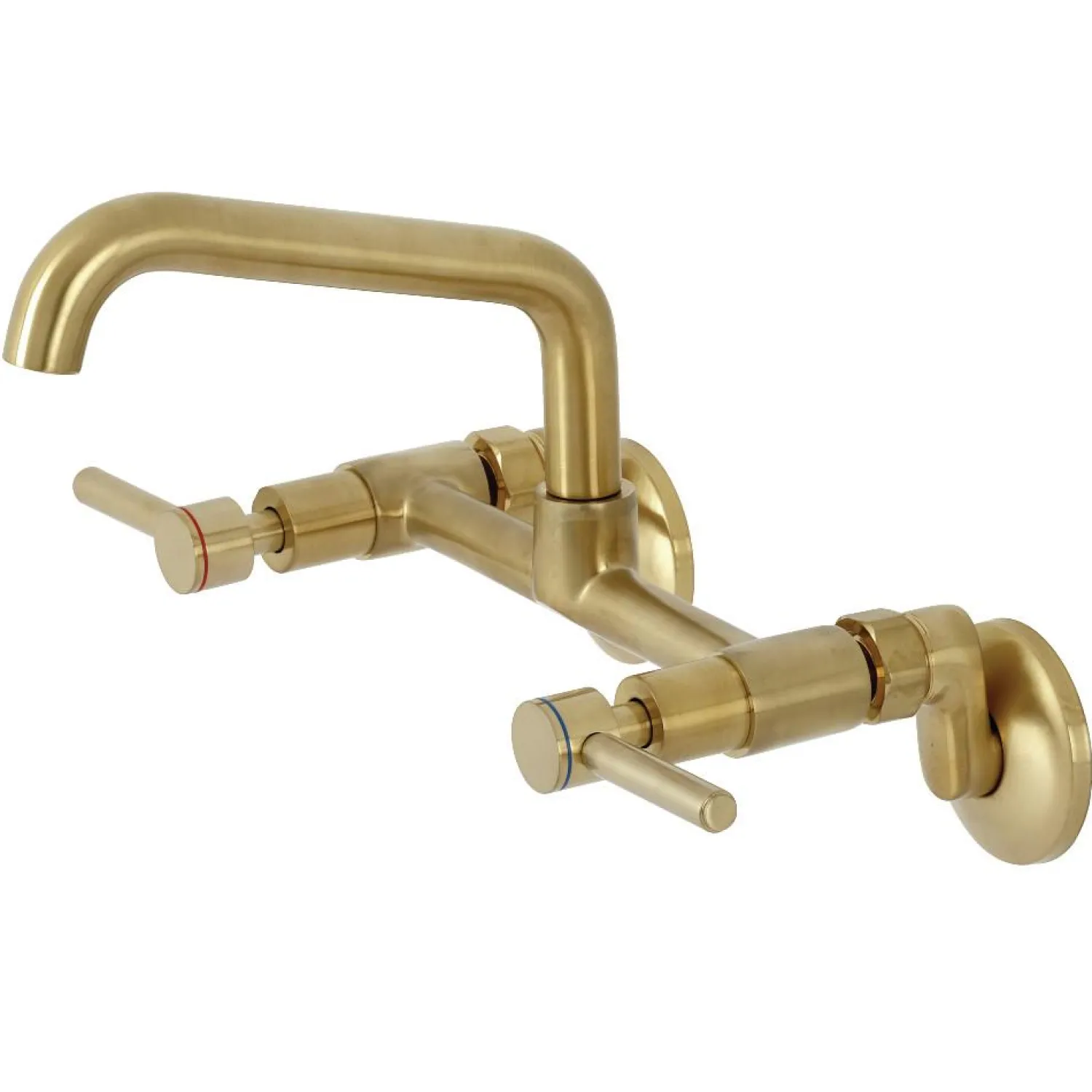 New KS823X-P Concord Two-Handle Wall-Mount Kitchen Faucet Wall Mounted Kitchen Faucets