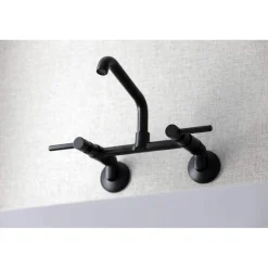 New KS823X-P Concord Two-Handle Wall-Mount Kitchen Faucet Wall Mounted Kitchen Faucets