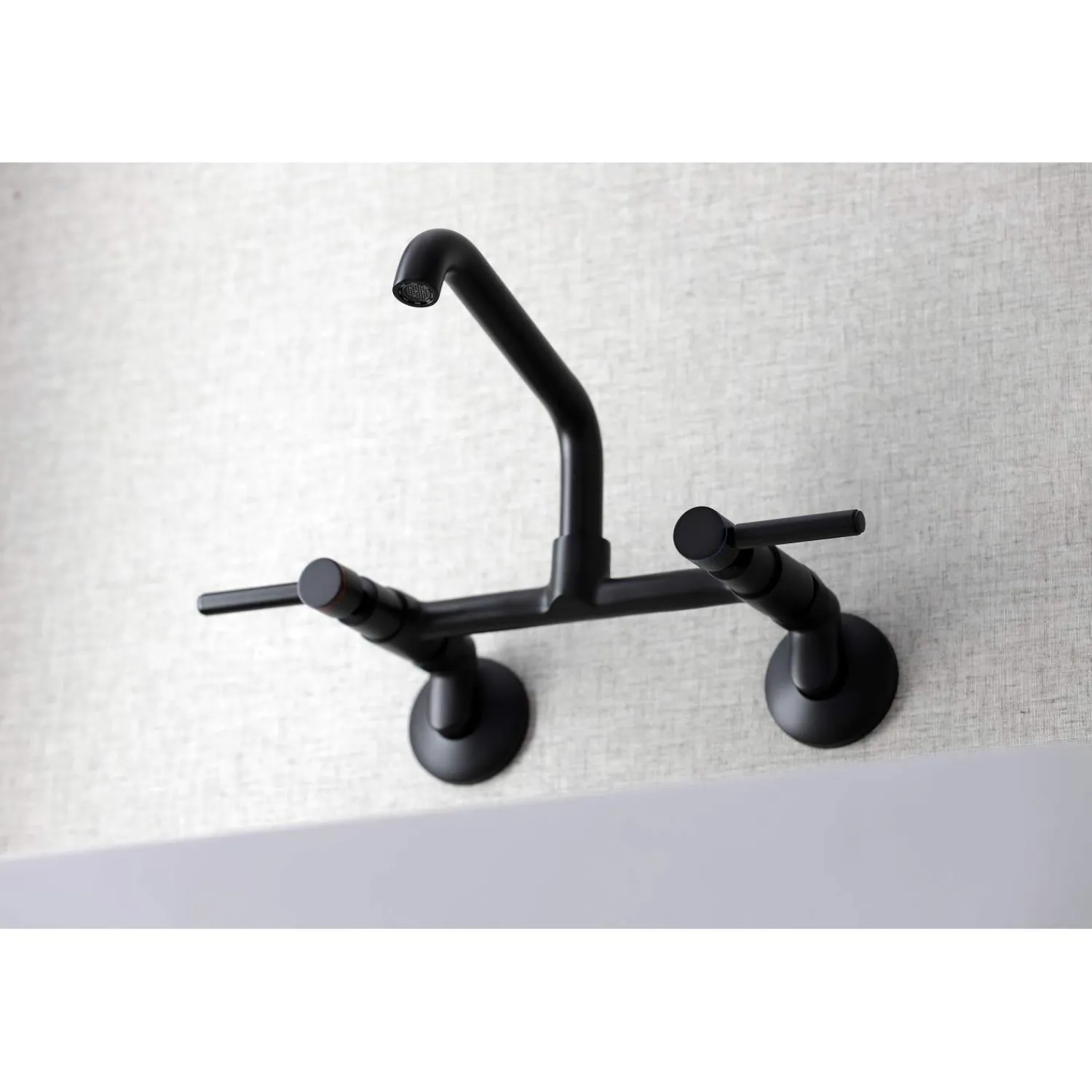 New KS823X-P Concord Two-Handle Wall-Mount Kitchen Faucet Wall Mounted Kitchen Faucets
