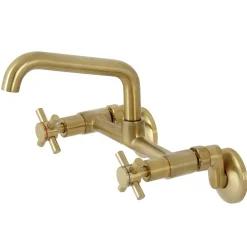 Best KS423X-P Concord Two-Handle Wall-Mount Kitchen Faucet Wall Mounted Kitchen Faucets