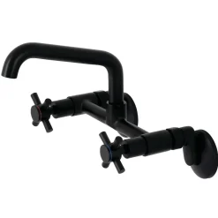 Best KS423X-P Concord Two-Handle Wall-Mount Kitchen Faucet Wall Mounted Kitchen Faucets