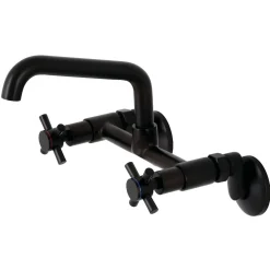 Best KS423X-P Concord Two-Handle Wall-Mount Kitchen Faucet Wall Mounted Kitchen Faucets