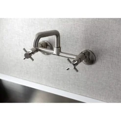 Best KS423X-P Concord Two-Handle Wall-Mount Kitchen Faucet Wall Mounted Kitchen Faucets