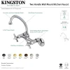 Outlet KS114X-P Essex Two Handle Wall Mount Kitchen Faucet Wall Mounted Kitchen Faucets