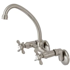 Outlet KS114X-P Essex Two Handle Wall Mount Kitchen Faucet Wall Mounted Kitchen Faucets