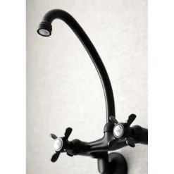 Outlet KS114X-P Essex Two Handle Wall Mount Kitchen Faucet Wall Mounted Kitchen Faucets