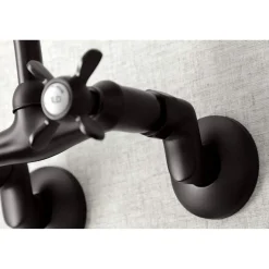 Outlet KS114X-P Essex Two Handle Wall Mount Kitchen Faucet Wall Mounted Kitchen Faucets