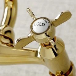 Outlet KS113X-P Essex Two Handle Wall Mount Kitchen Faucet Wall Mounted Kitchen Faucets
