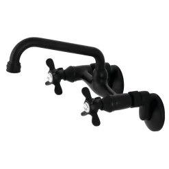 Outlet KS113X-P Essex Two Handle Wall Mount Kitchen Faucet Wall Mounted Kitchen Faucets