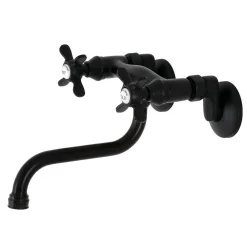 Discount KS116X-P Essex Two Handle Wall Mount Bathroom Faucet Wall Mount