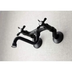 Discount KS116X-P Essex Two Handle Wall Mount Bathroom Faucet Wall Mount