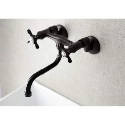 Discount KS116X-P Essex Two Handle Wall Mount Bathroom Faucet Wall Mount