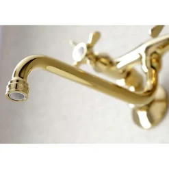 Discount KS115X-P Essex Two Handle Wall Mount Bathroom Faucet Wall Mount