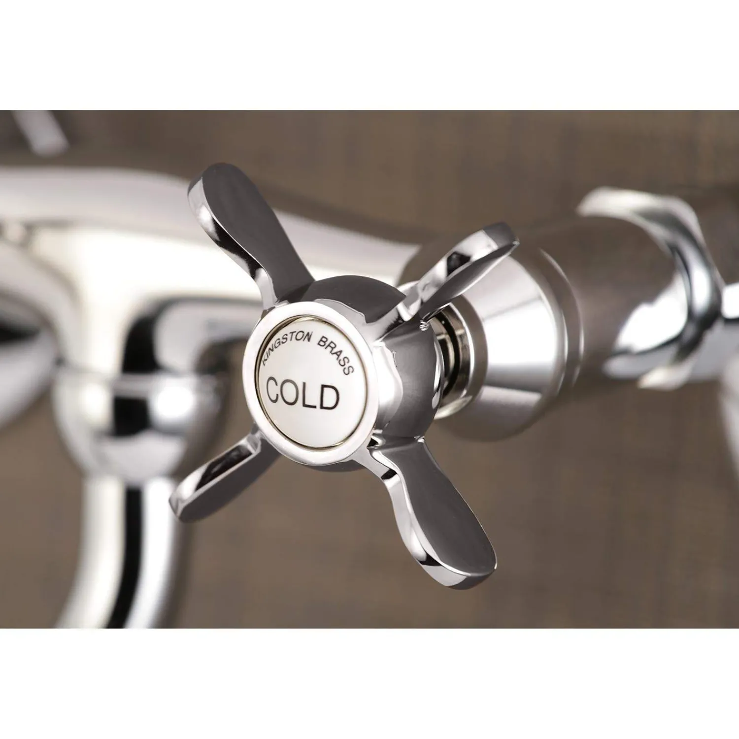 Discount KS115X-P Essex Two Handle Wall Mount Bathroom Faucet Wall Mount
