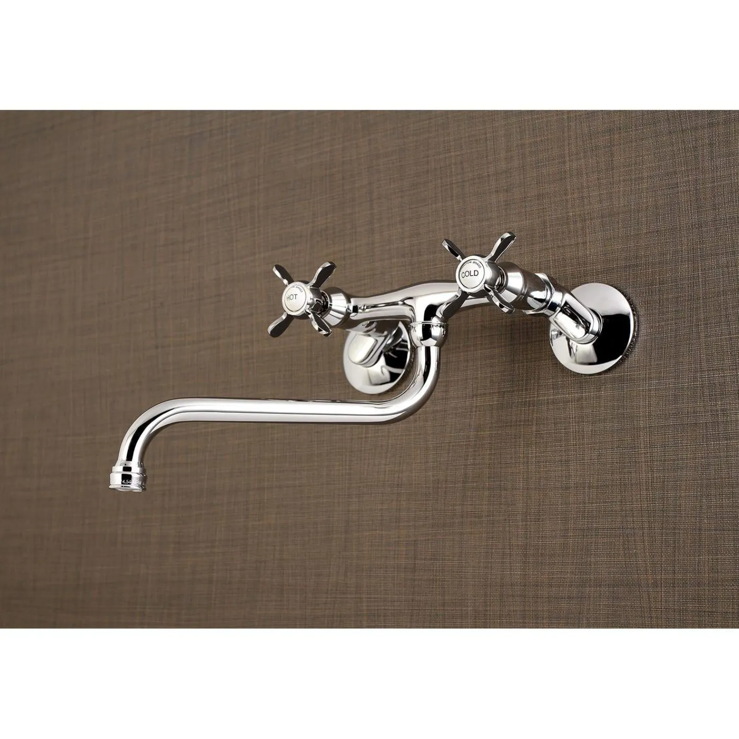 Discount KS115X-P Essex Two Handle Wall Mount Bathroom Faucet Wall Mount
