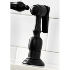 Discount KS327XPKLBS-P Duchess Bridge Kitchen Faucet with Brass Sprayer Bridge Faucets
